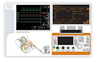 Respiratory management screen capture